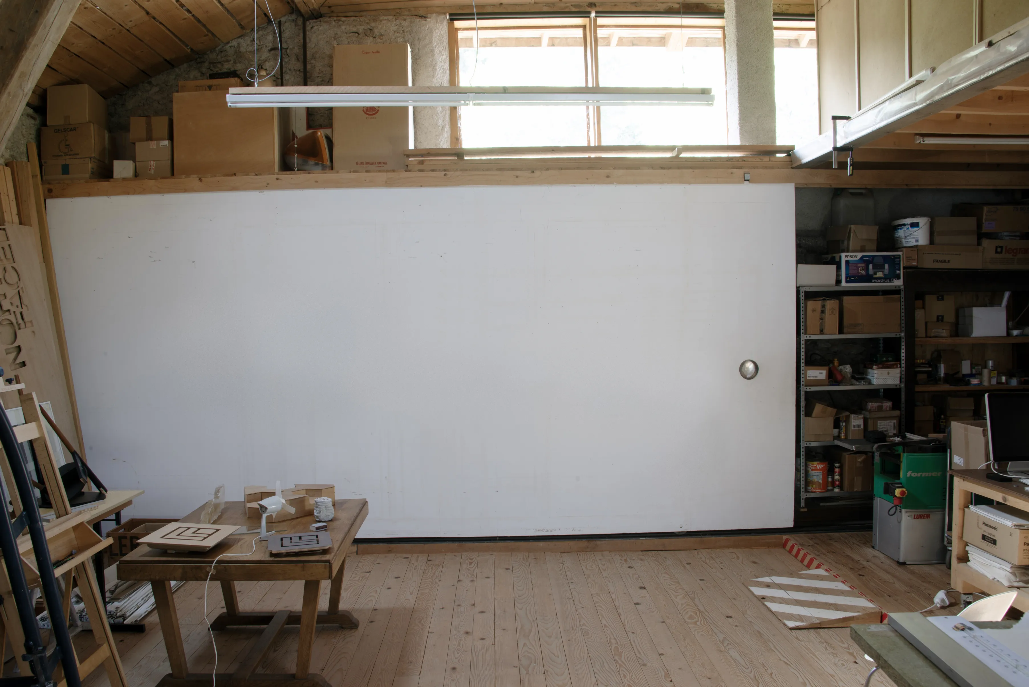 Vue de l'atelier de Bertrand Segonzac